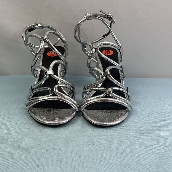 Rebecca Minkoff Silver Strappy Heels - Picture 5 of 9